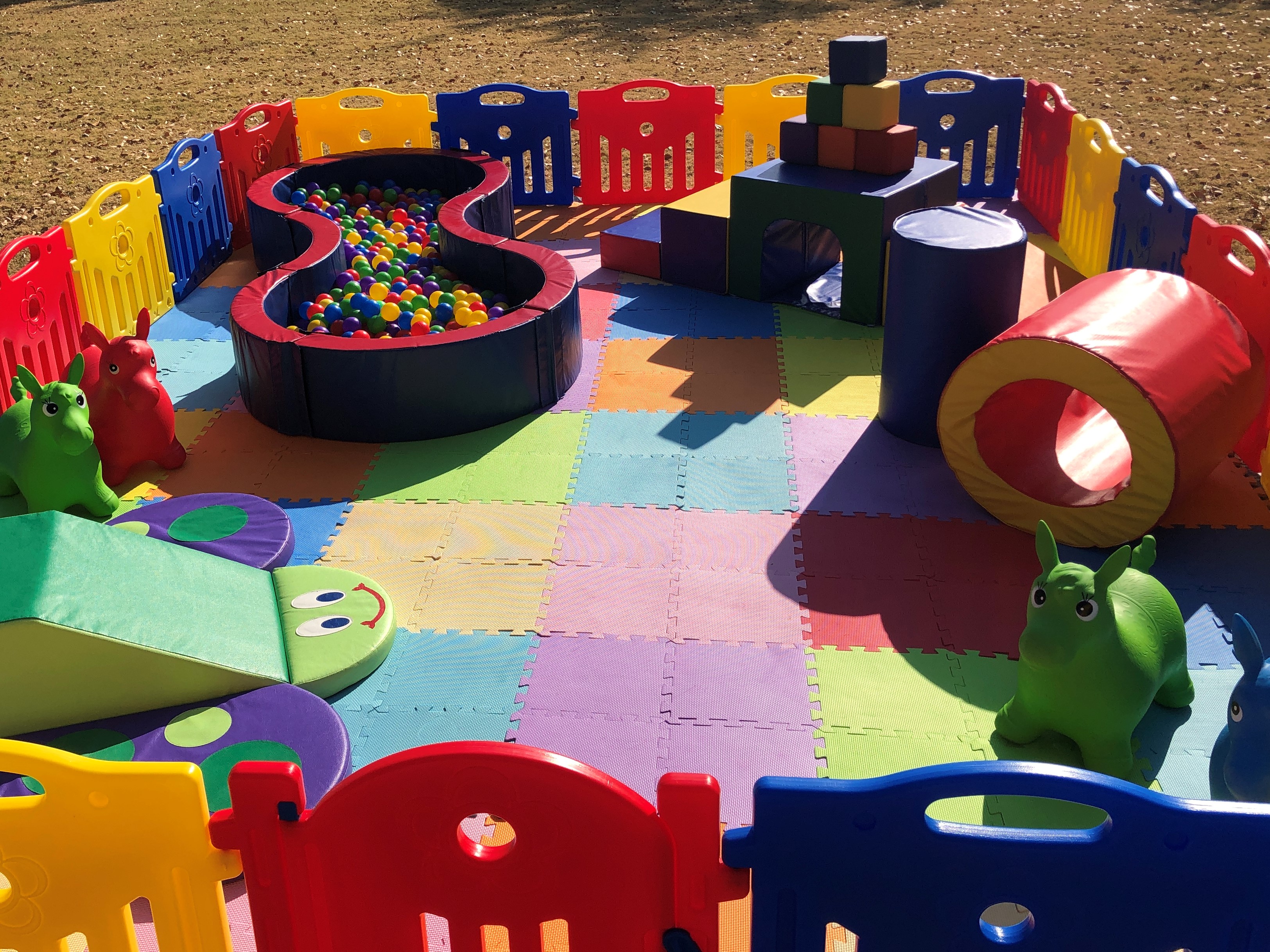 outdoors soft play block sets