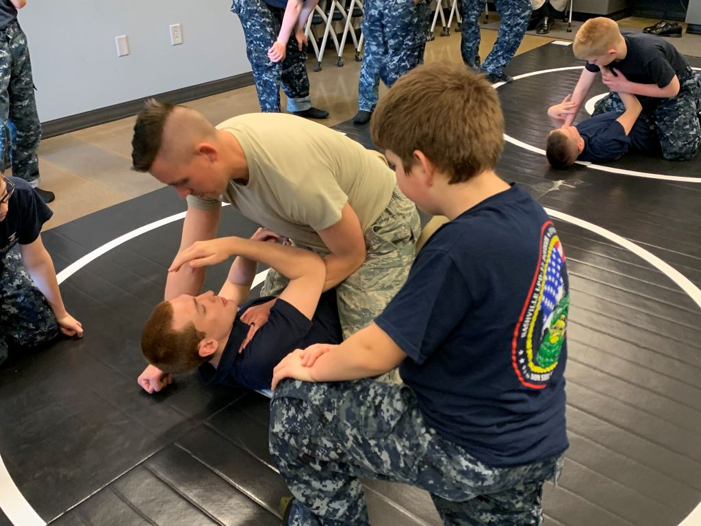 Navy training mat
