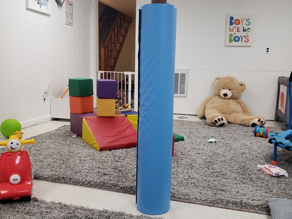 Home Playroom Support Beam Pad