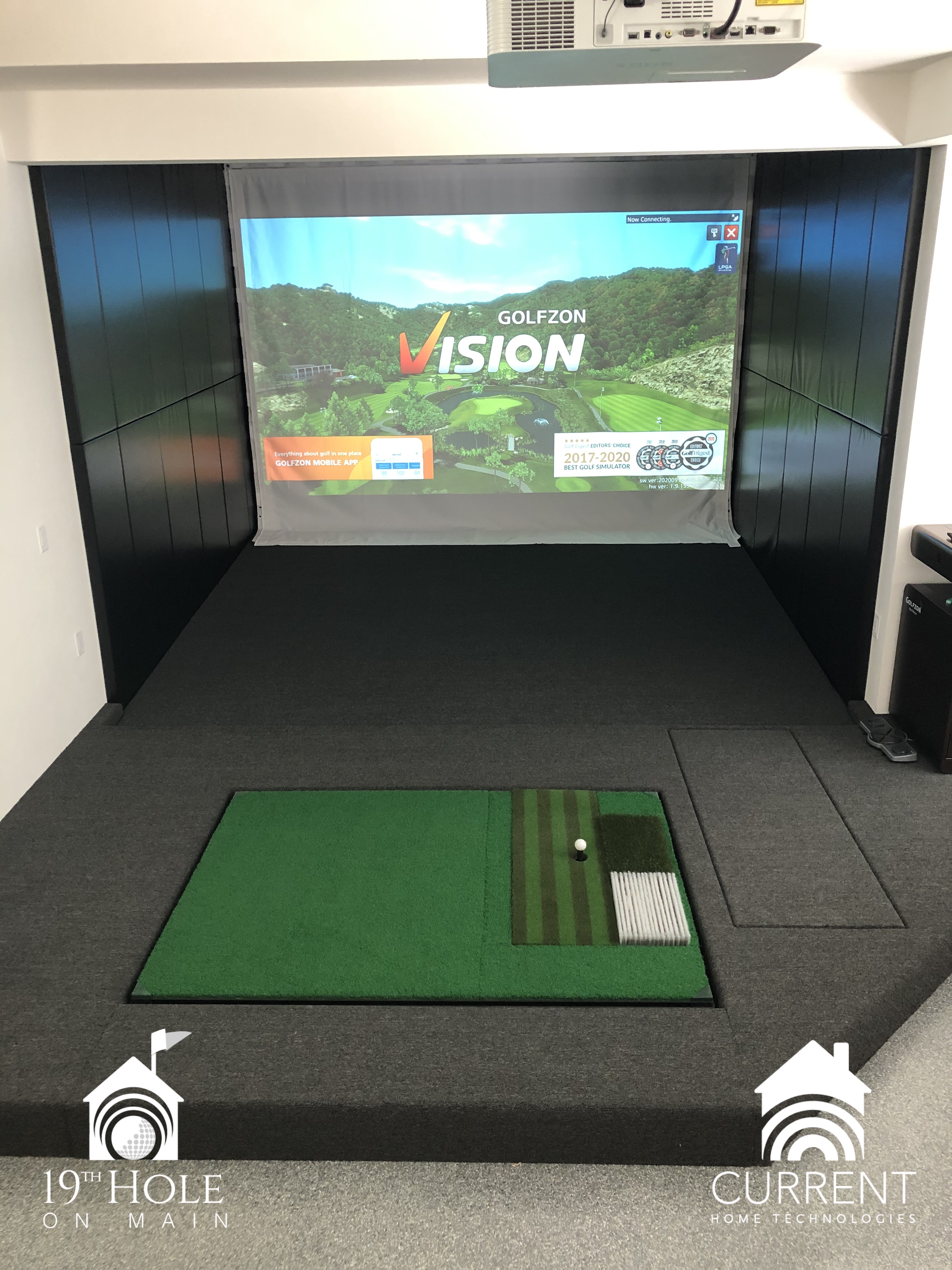 Do It Yourself Golf Simulator Wall Mats 